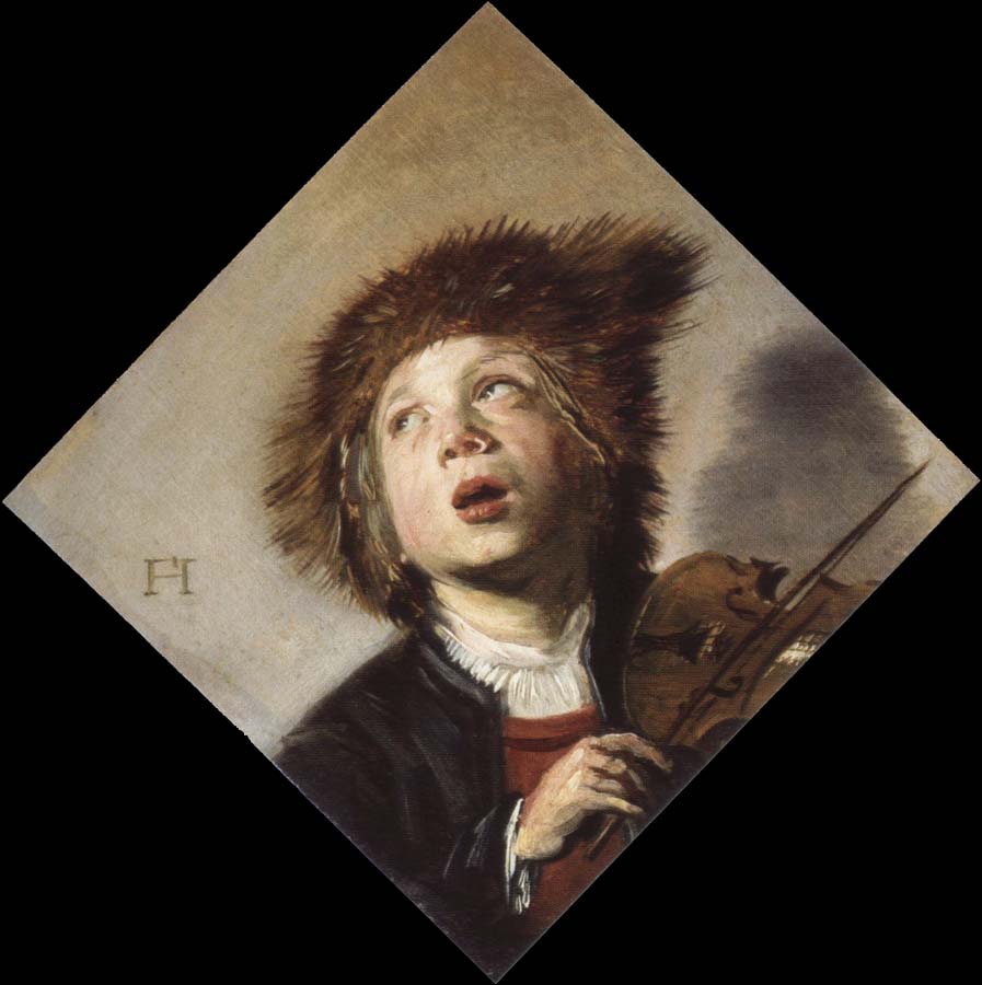 a boy with a violin